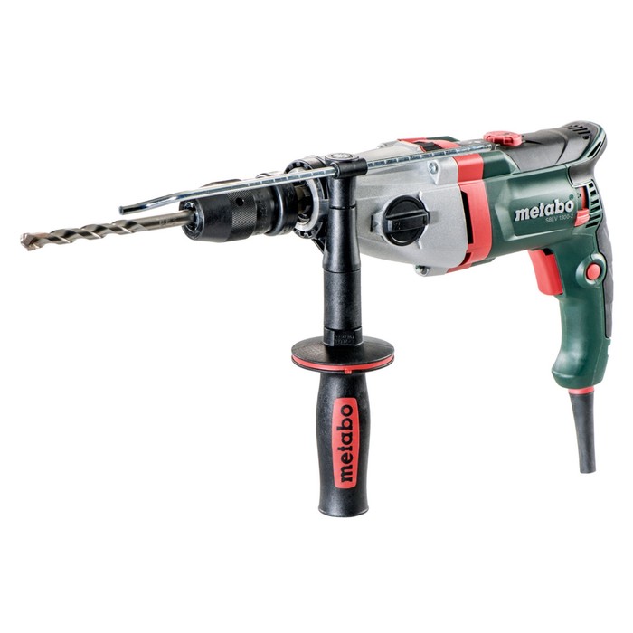 Дрель ударная Metabo SBEV 1300-2, 1300 Вт, 1100/3100 об/мин, 58900 уд/мин, ЗВП 1.5-13мм