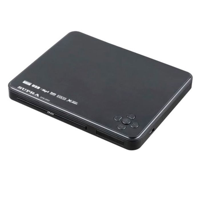Плеер DVD Supra DVS-206X, воспроизведение с USB-накопителей, черный
