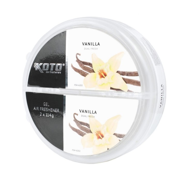 Ароматизатор под сиденье DUAL Fresh Vanilla, 2х114 г