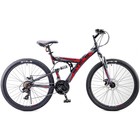 Велосипед 26" Stels Focus MD, V010, цвет чёрный/красный, размер 18" Велосипед 26" Stels Focus MD, V010, цвет чёрный/красный, размер 18"