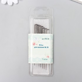 A set of needles for felting in a blister (7 pcs) No. 36