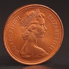 Монета "1 пенни 1971 Великобритания UNC Монета "1 пенни 1971 Великобритания UNC