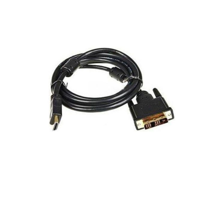 Кабель DVI Buro HDMI19 (m)/DVI-D(m), 5 м, феррит.кольца, позолоченные контакты