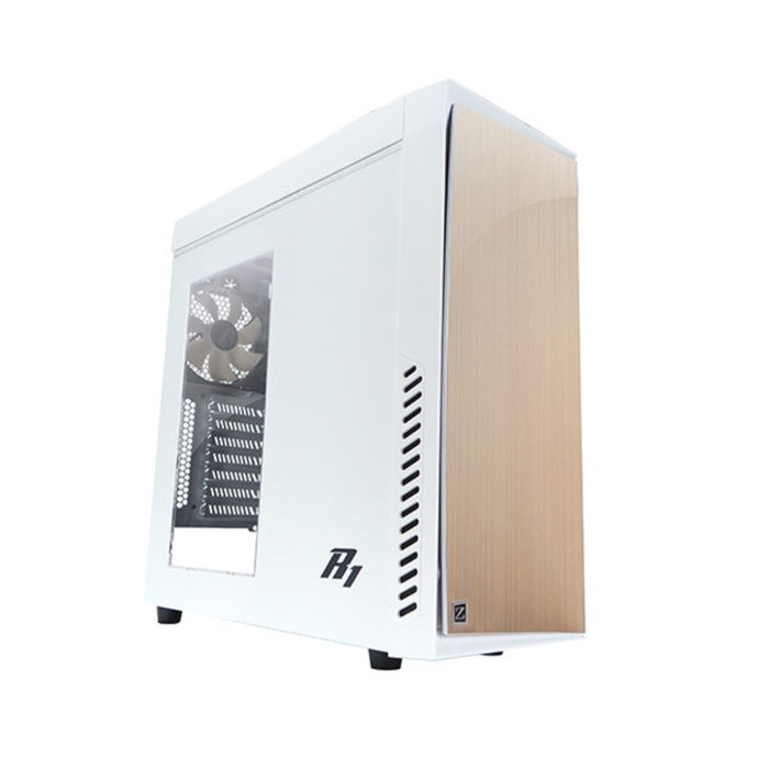 Корпус Zalman R1, без БП, ATX, белый