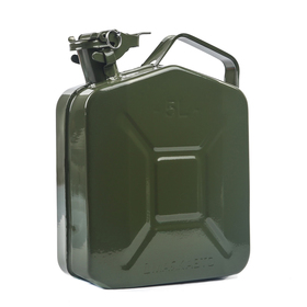 Canister for gasoline, 5 HP, metal