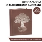 Фотоальбом "Семейный фотоальбом", экокожа, 20 магнитных листов Фотоальбом "Семейный фотоальбом", экокожа, 20 магнитных листов