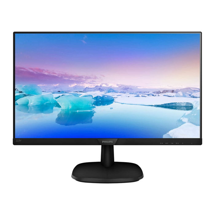 Монитор Philips 21.5&quot; 223V7QHSB (00/01) черный IPS LED 16:9 HDMI 250cd 1920x1080 D-Sub