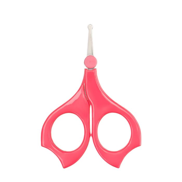 Детские ножницы для ногтей с колпачком Happy Baby &quot;BABY SCISSORS&quot; Red