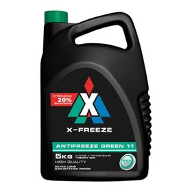 Антифриз X-Freeze Green, 5 кг 3292410