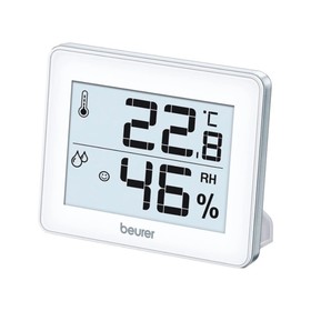 Термогигрометр Beurer HM16, цифровой, комнатный, 1хCR2025, белый