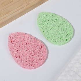 Set of sponges for washing "Drop", 2pcs, color MIX