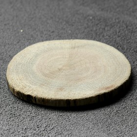 Спил дерева "Дубовый", круглый, d=4-7 см, h=5 мм