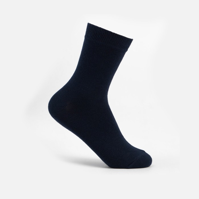 Носки детские, цвет тёмно-синий, размер 14-16