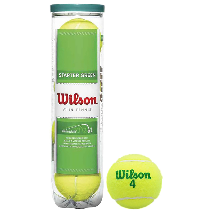 Мяч теннисный WILSON Starter Green Play, 4 шт.