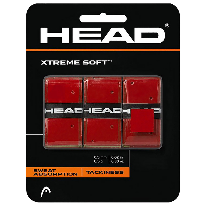 Овергрип Head Xtreme Soft, арт.285104-RD, 0.5 мм, 3 шт