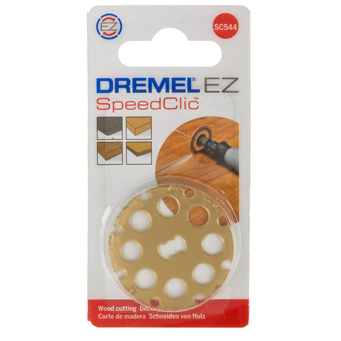 Диск отрезной Dremel EZ SpeedClic 2615S544JB, по дереву, хвостовик 3.2мм, 38мм, 35000об/мин   329042