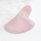 Пластина для массажа Гуаша, розовый кварц - фото 6629458
