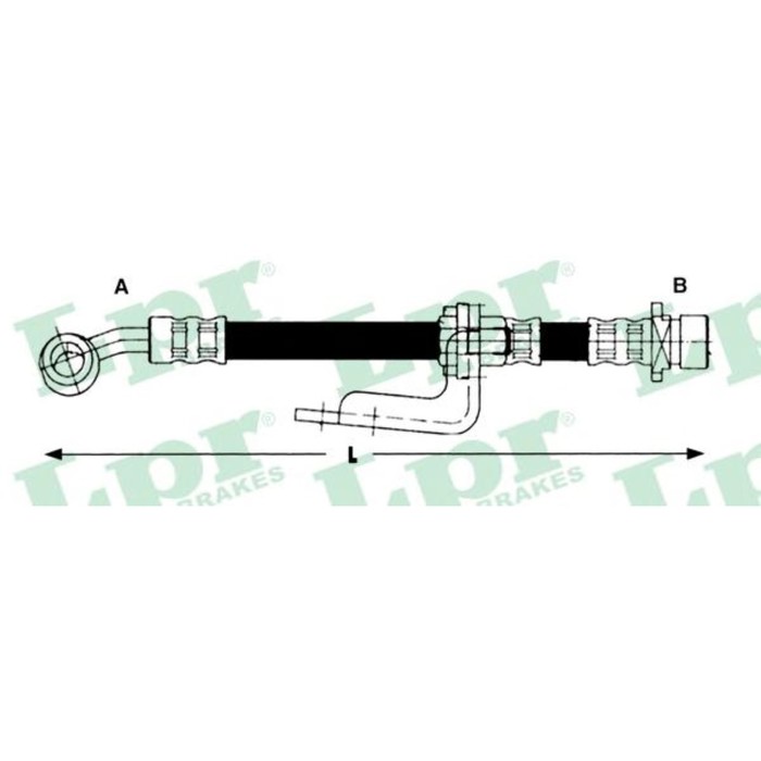 Шланг тормозной  LPR 6T47321