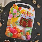 Доска разделочная "Кулич и яйца" Доска разделочная "Кулич и яйца"
