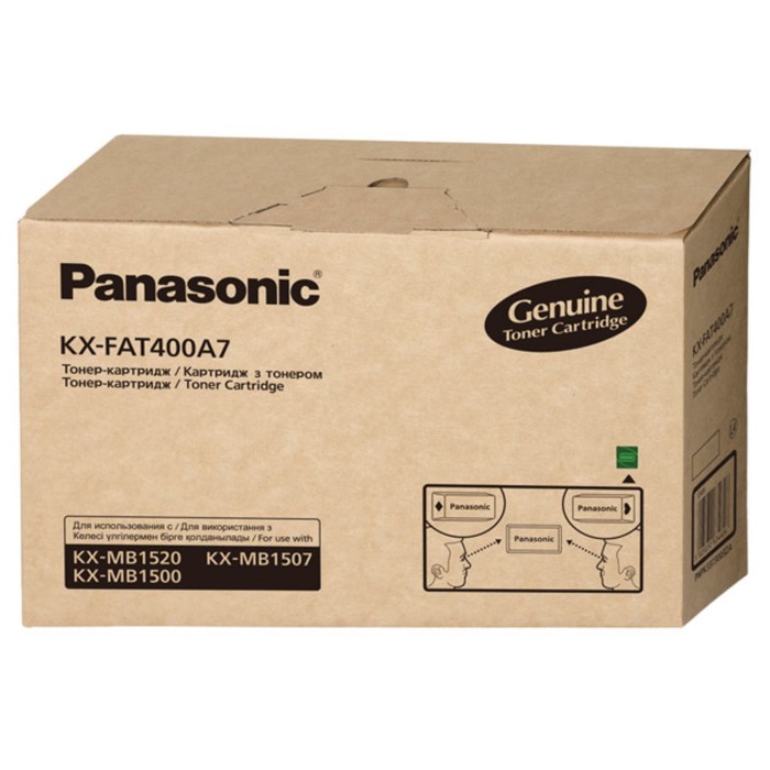 Тонер Картридж Panasonic KX-FAT400A черный для Panasonic KX-MB1500/1520 (1800стр.)