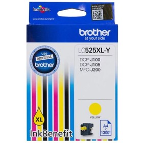 Картридж струйный Brother LC525XLY желтый для Brother DCP-J100/J105/J200 (1300стр.)