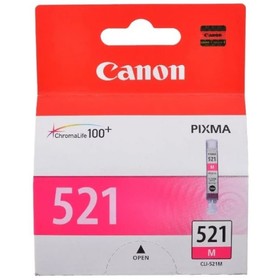 Картридж струйный Canon CLI-521M 2935B004 пурпурный для Canon iP3600/4600/MP540/620/630/980   172483