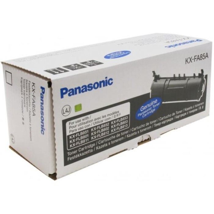 Тонер Картридж Panasonic KX-FA85A черный для Panasonic KX-FLB813RU/853RU (5000стр.)