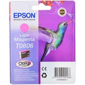 Картридж струйный Epson C13T08064011 светло-пурпурный для Epson St Ph P50/PX660/PX720WD (330стр.)