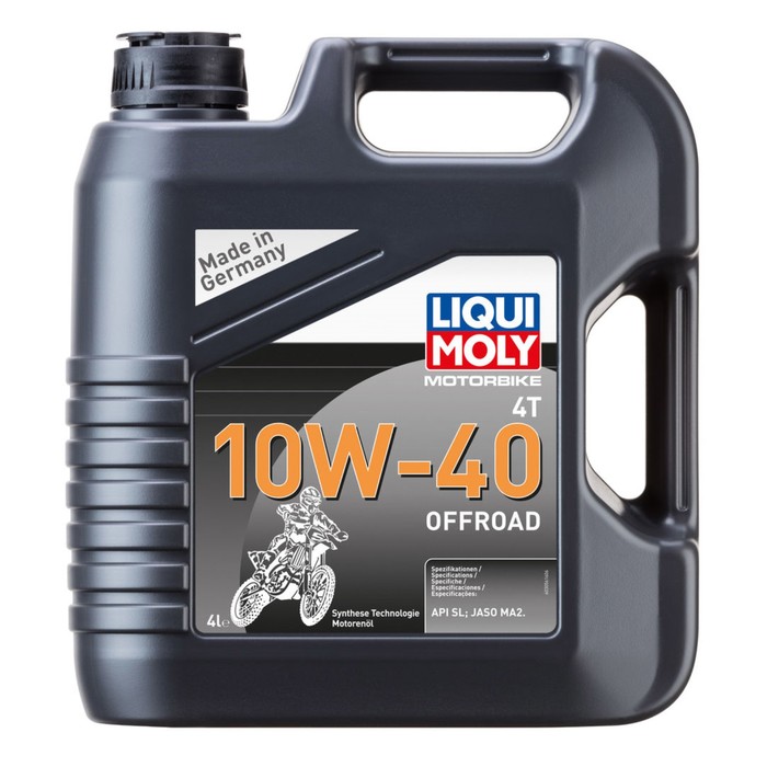 Моторное масло LiquiMoly 4T 10W-40 Motorbike Offroad SL, 4 л