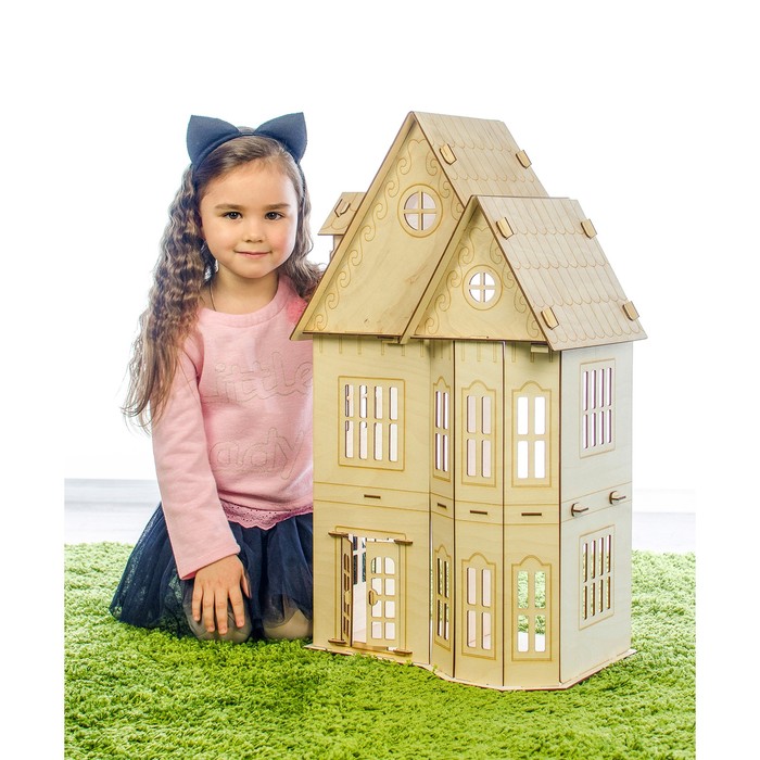 Кукольный домик «Лайт» фанера: 3 мм - фото 8324018