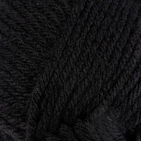 Пряжа "Sport wool" 25% шерсть, 75% акрил 120м/100г (217 черный)