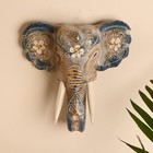 Сувенир дерево "Голова слона" 28х26х10,5 см - фото 4958497