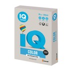 Бумага цветная А4 500 л, IQ COLOR, 80 г/м2, серая, GR21 - фото 6629495