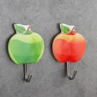 A set of hooks on the Velcro "Apples", 2 PCs, MIX color