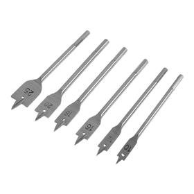 A set of drills feather TUNDRA basic, hex shank, 10-12-16-18-20-25 mm