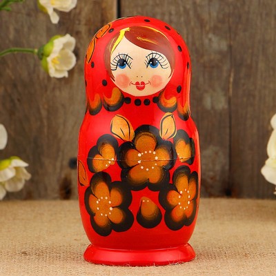 Матрешка цветы картинки