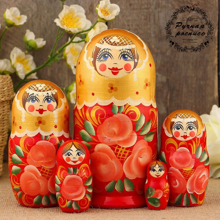 Матрёшка «Катюша», 5 кукольная, 17 см