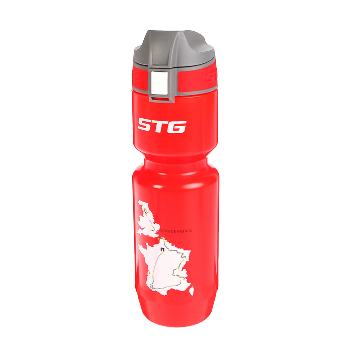 Велофляга STG 750мл  &quot;Tour de France&quot;, красный, ED-BT21