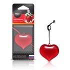 Ароматизатор подвесной пластик "Сердце" AFSE001, клубника со сливками - фото 7986482