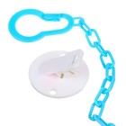 Держатель для пустышки «Наш любимый сыночек», на цепочке, цвет синий в наличии - фото 107345339