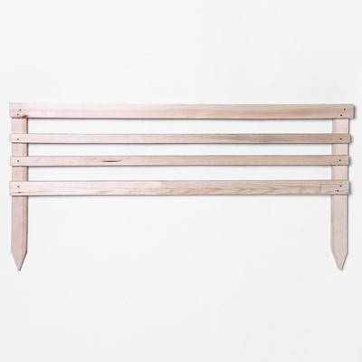 Ограждение декоративное, 44 × 88 см, 1 секция, дерево, «№ 6»