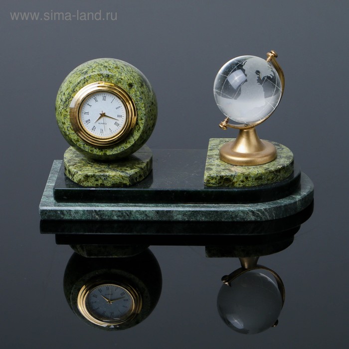 Часы шарова. Настольные часы Глобус. Настольные часы с шариками. Часы настольные из камня. Глобус из камня с часами.