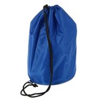 Bag for shoes and ball, Standard, round bottom, 360х220 mm, blue