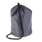 Bag for shoes and ball, Standard, round bottom, 360х220 mm, grey