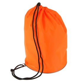 Bag for shoes and ball, Standard, round bottom, 360x220 mm, orange