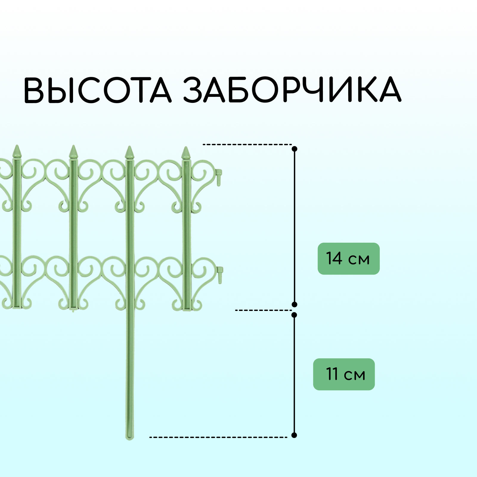 Забор декоративный