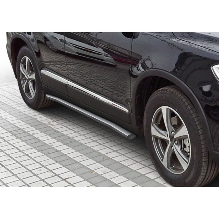 Защита порогов Haval H6, d57