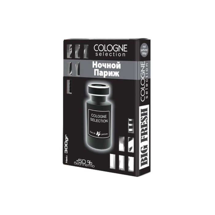 Ароматизатор воздуха &quot;BIG FRESH COLOGNE SELECTION&quot; Ночной Париж, 300 гр BXCOL-151(30)