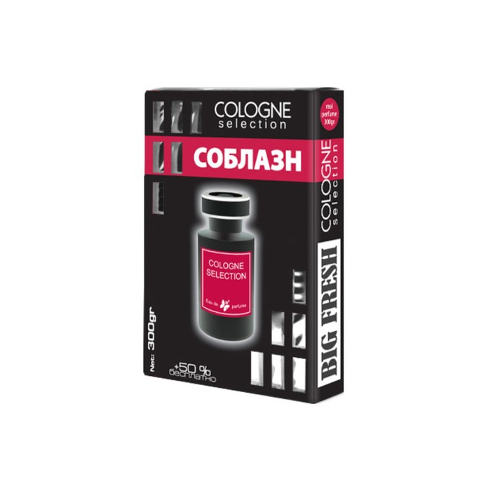 Ароматизатор воздуха &quot;BIG FRESH COLOGNE SELECTION&quot; Соблазн, 300 гр BXCOL-17(30)