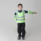 Children's vest + oversleeves "DPS" reflective bands, height 134-146 cm